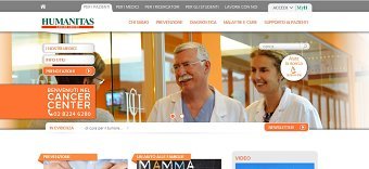 Humanitas Cancer Center website