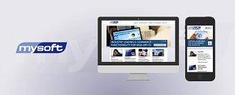 Contemporary and sleek responsive site for Mysoft