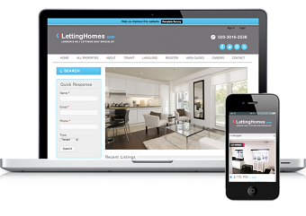 Letting Homes website