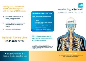 Information leaflet - design, copy and project management