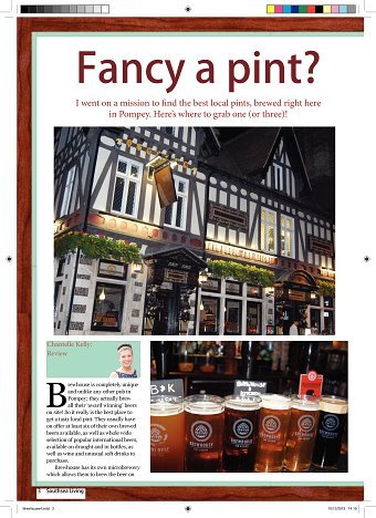 Southsea Living- magazine created for university