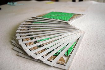 Flat packed christmas card