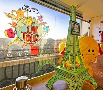 Mr Men On Tour retail identity