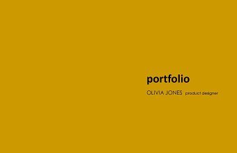 Olivia Jones Portfolio