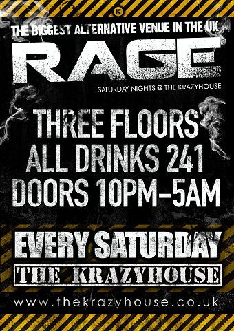 Flyer/Poster design for The Krazyhouse