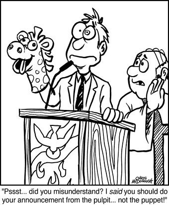 Pastor Al cartoon