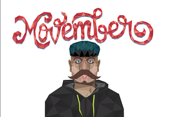 Polygon art - Movember