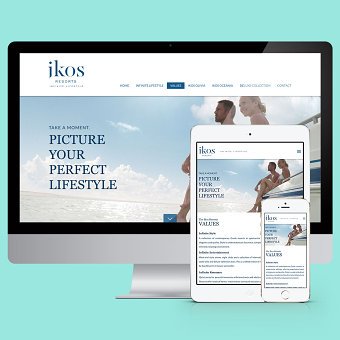 Ikos Resorts Responsive Web Design