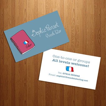 Business card - French Tutor