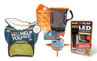 POS for Sea to Summit, Jet Boil and Maglite