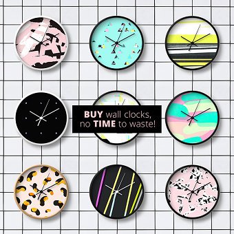 personal design project / wall clocks