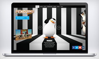 Penguins of Madagascar - Spec Website
