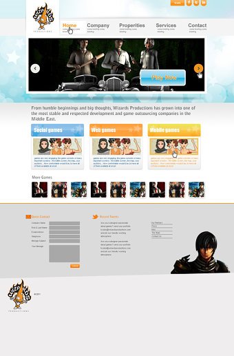 Web design projects