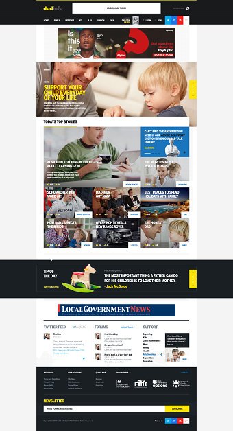Create an online community for fathers