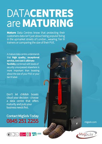 Datacentres are Maturing Magazine & E-zine advert