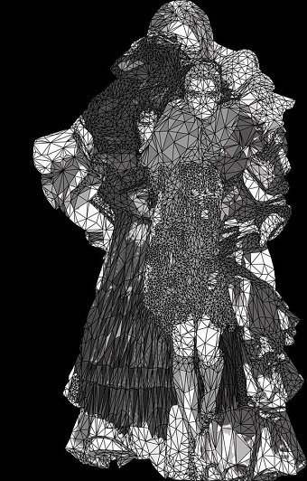 John Rocha AW14 in fashion illustration