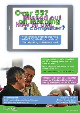 Design Poster for Hart Volunteer Centre