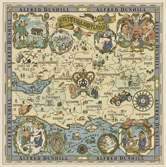 West of England Flannel Map