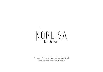 Nor Lisa Fashion - Rebrand 2014