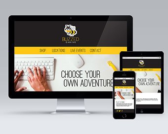 Buzzed Gaming Branding & Web Design