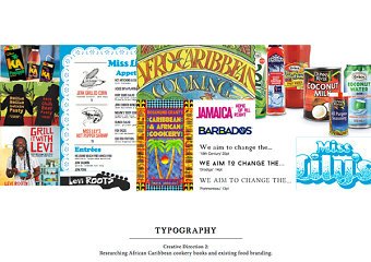 Agogo's African Caribbean Catering Art direction