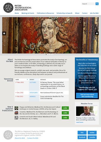 Website and forum for the British Archaeological Association