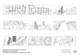South Quay Plaza – Storyboard