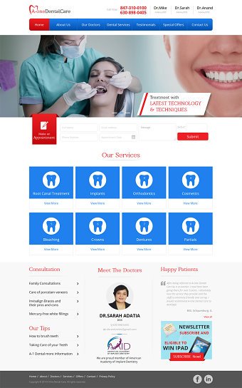 Website Design for Dentist