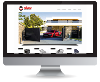 Web design for Electric gates
