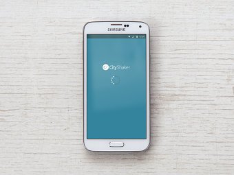Cityshaker mobile application (iOS, Android)