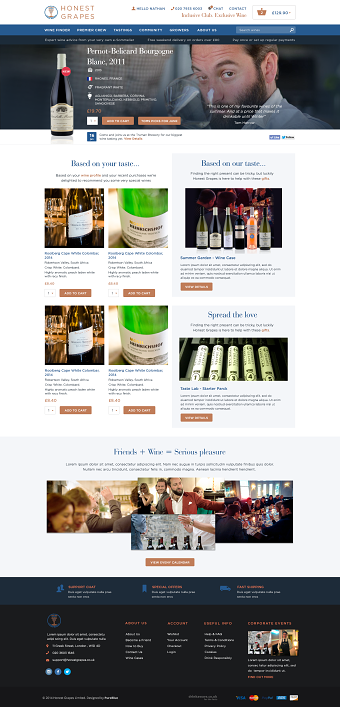Wine Eccomerce Site