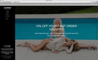 Lily-Beau London e-commerce site