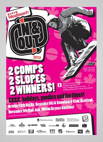 Westbeach In & Out Tour 2012 – Poster & Logo
