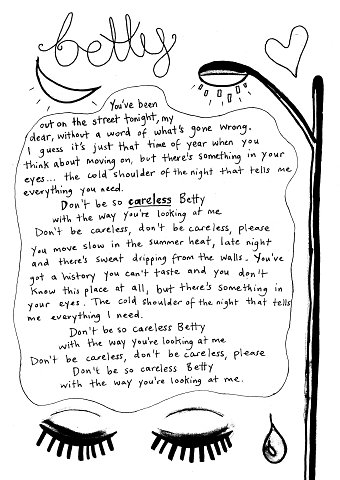 Lyric Illustrations for Careless Sons