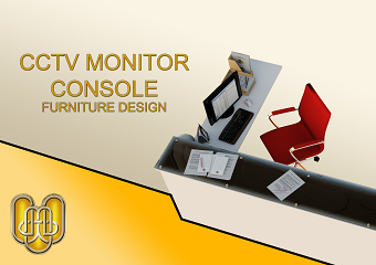 CCTV Monitor Console (Desk)