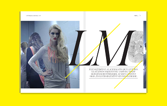 LACK Magazine Identity