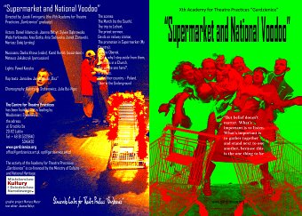 Supermarket and National Voodoo - Photo session and graphic manipulation.