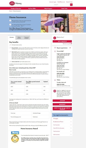 Post Office – website rebrand and content migration