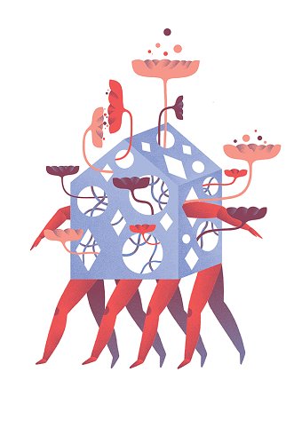 Promenade Risograph Print
