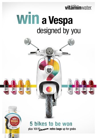 Glacéau Vitamin Water Vespa Promotion