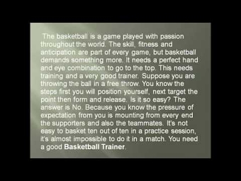Training For Basketball Is Important To Improve Your Skills