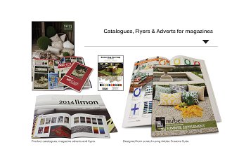 Catalogues, Flyers and Adverts for magazines