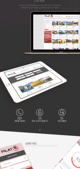 PILAT REAL ESTATE // Web Design