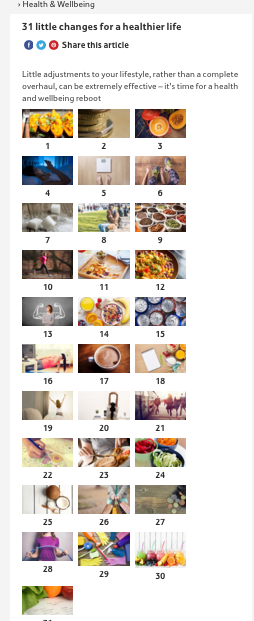 31 Little Changes Feature Article - Tesco Living Online