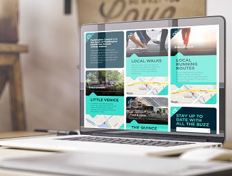 Responsive website for Paddington Central situated in the West End of London.