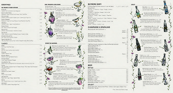 Biltmore Bar and Grill Menu