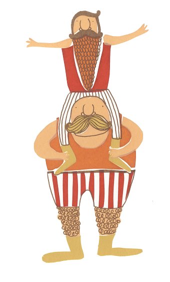 Bearded Acrobats