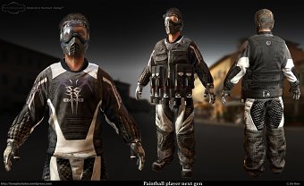 Paintball player