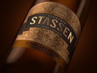 Cidrerie Stassen branding and packaging
