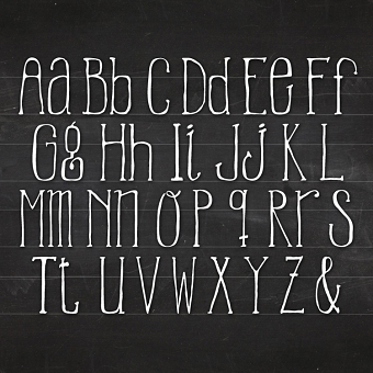 Typography English Breakfast